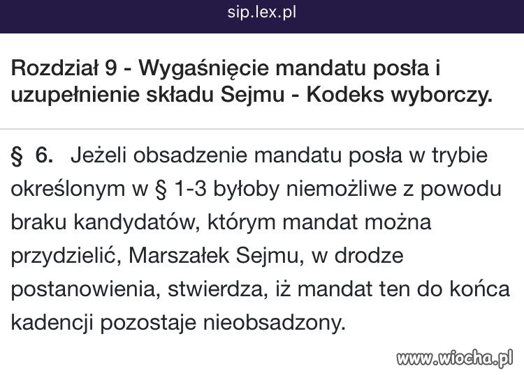 Gdy posłów będzie 458, lub 459