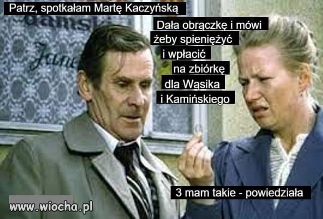 Martusia okazała się nad wyraz chojna ...