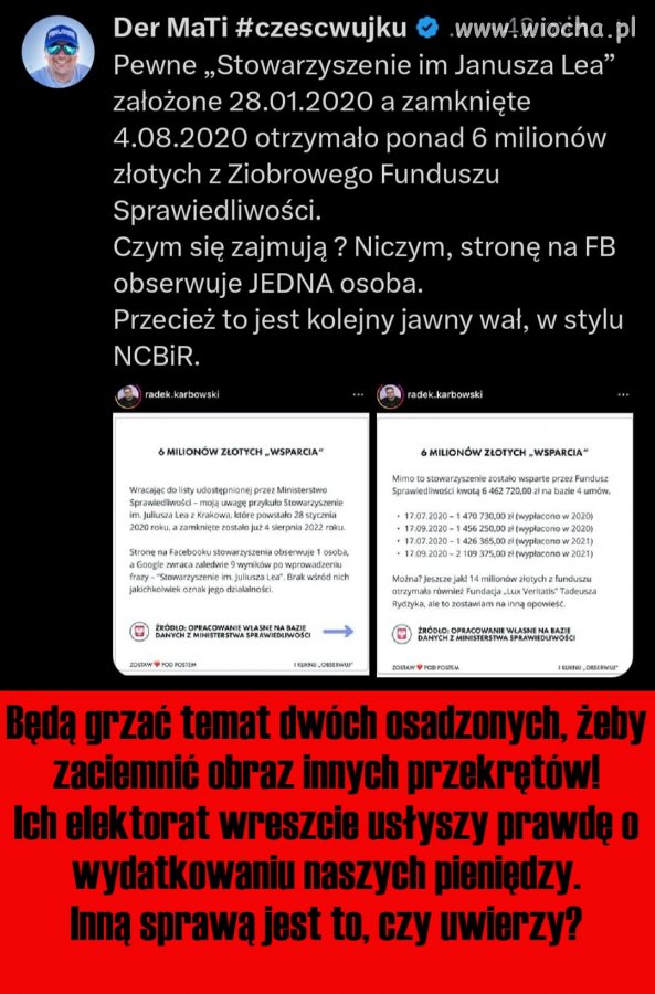 Zbyszek, masz od groma problemów 