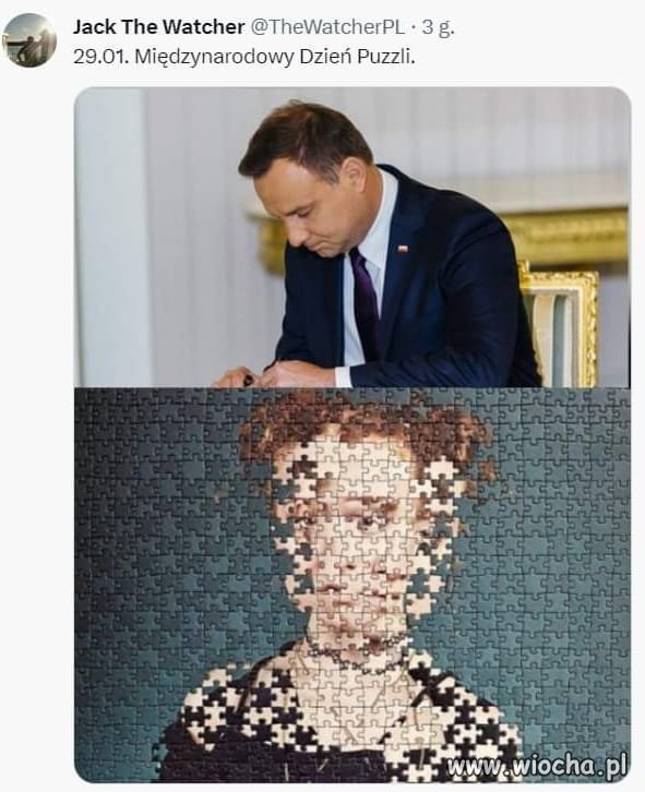 Wczoraj był Międzynarodowy Dzień Puzzli ...