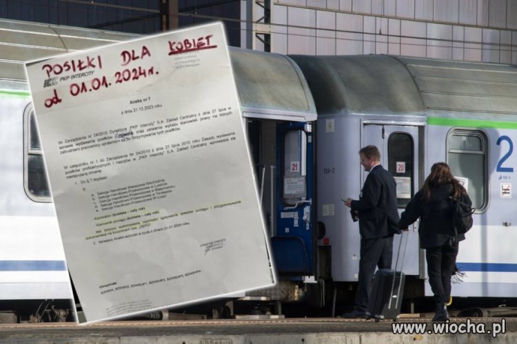 PKP wydało darmowe posiłki drużynie konduktorskiej