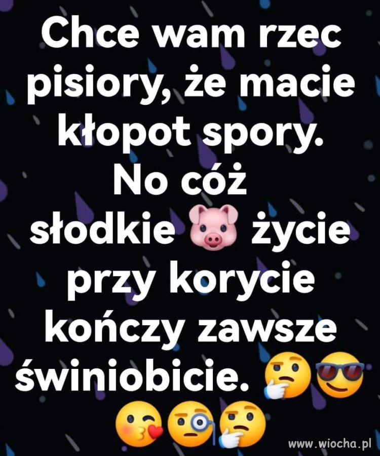 Gdzieś tam na końcu trzeba zapłacić rachunek ...