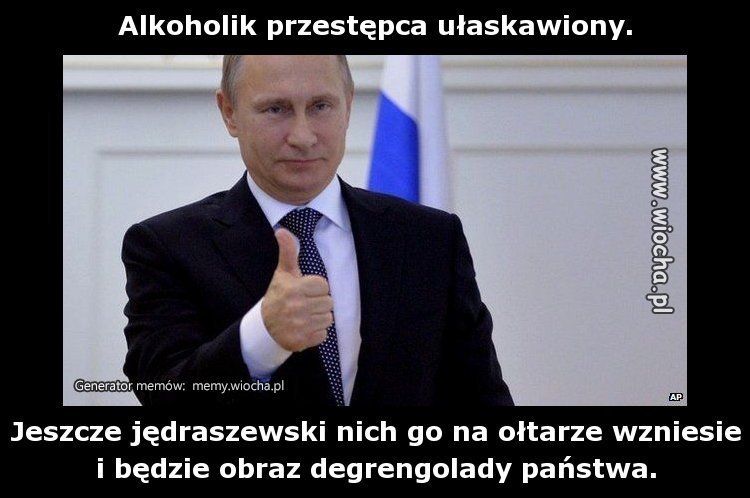Alkoholik przestępca ułaskawiony.