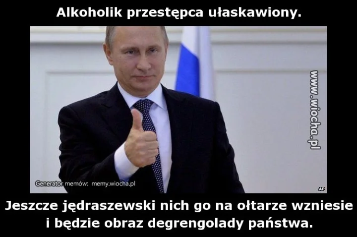 Alkoholik przestępca ułaskawiony.