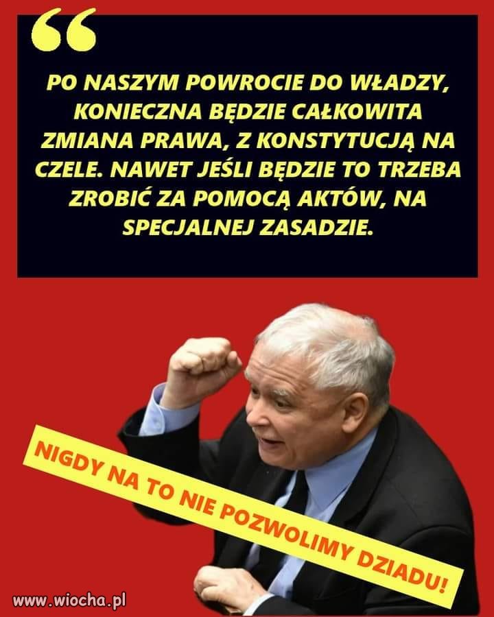 Po jakim powrocie dziadu ? Stamtąd nie ma powrotu 