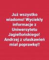 W ogóle nie zdał egzaminu bo na wymagane 87 punktów,  