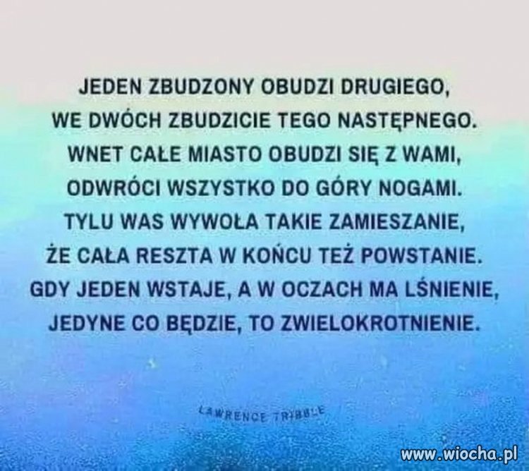 Powoli naród się budzi