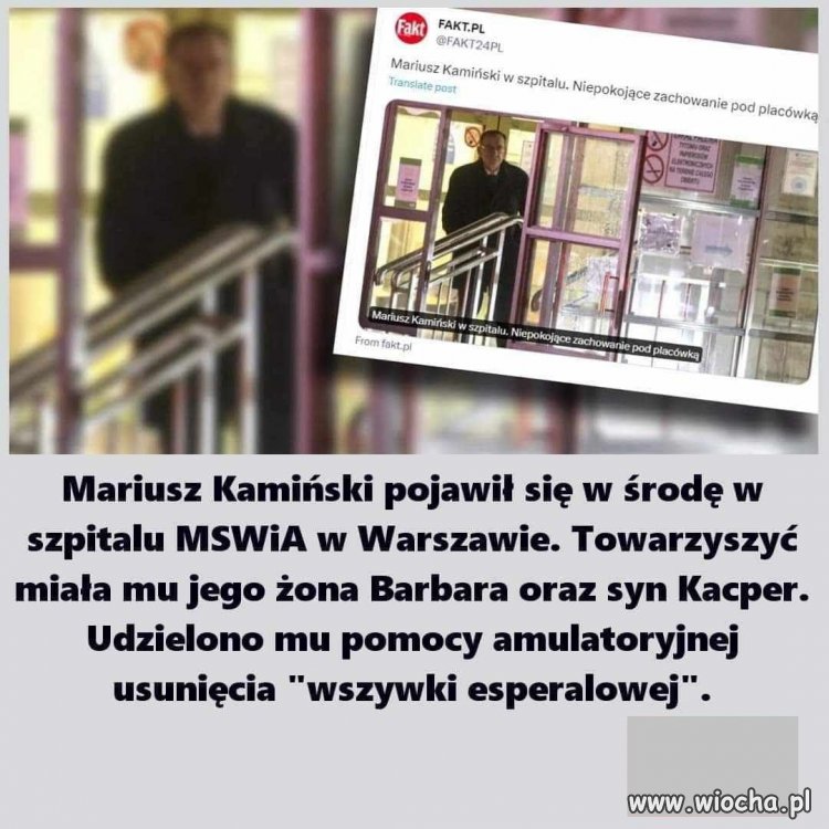 Wreszcie skończyły się te staszne tortury Mariusza