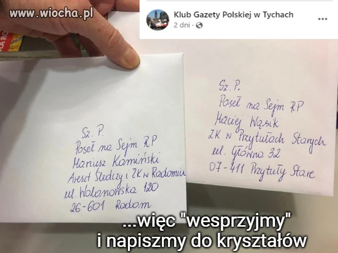 Akcja wsparcia kryształów