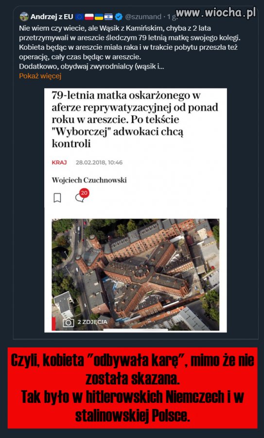 I te zwyrole mają czelność domagać się wypuszczenia z więzienia... Nigdy!