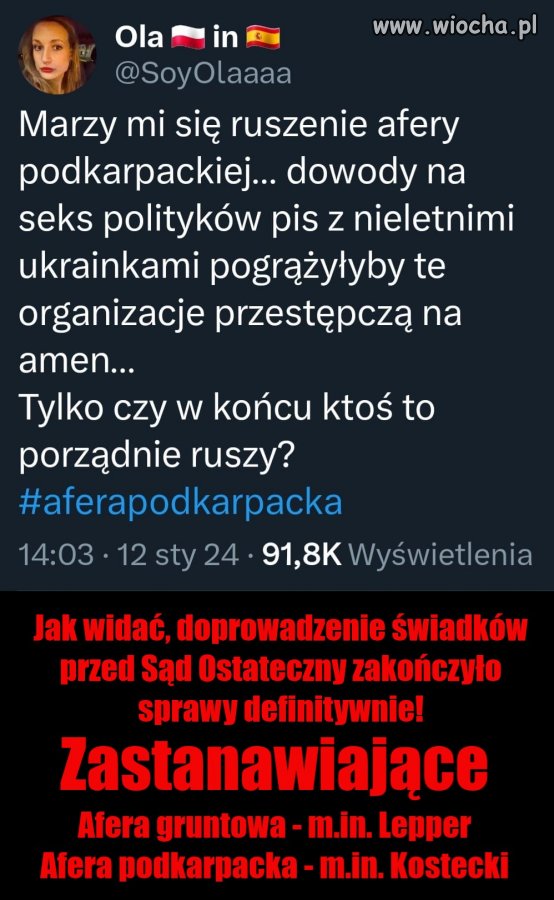 Co poniektórzy świadkowie wieszali się podczas snu, 