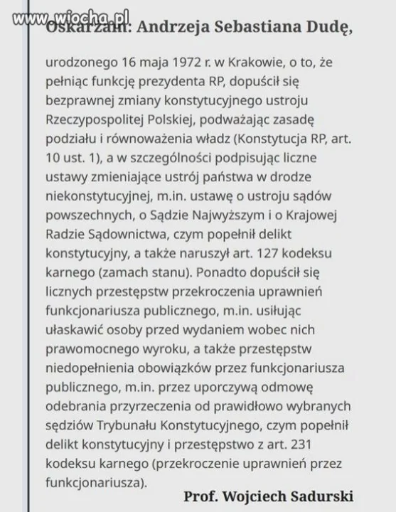 Warto Pana Profesora posłuchać...