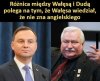 Duda próbował po angielsku