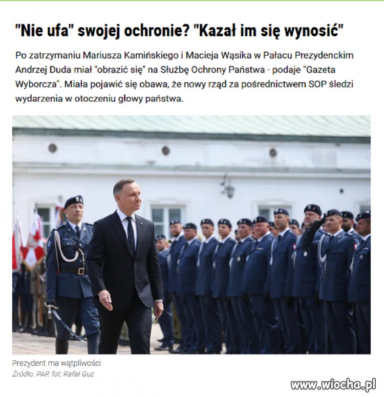 Parodia, Anżejek się obraził