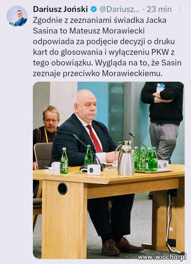 Sasin sypie przed komisją jak Kaczyński łupieżem 