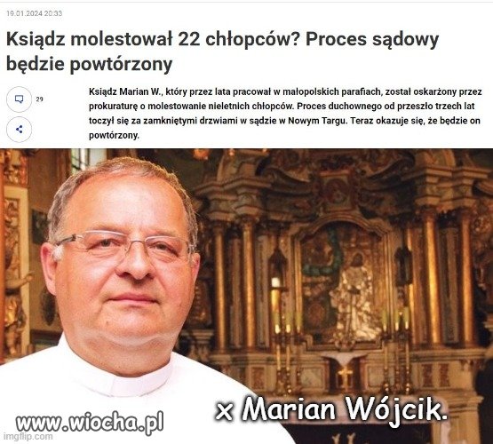 Proboszcz Marian Wójcik