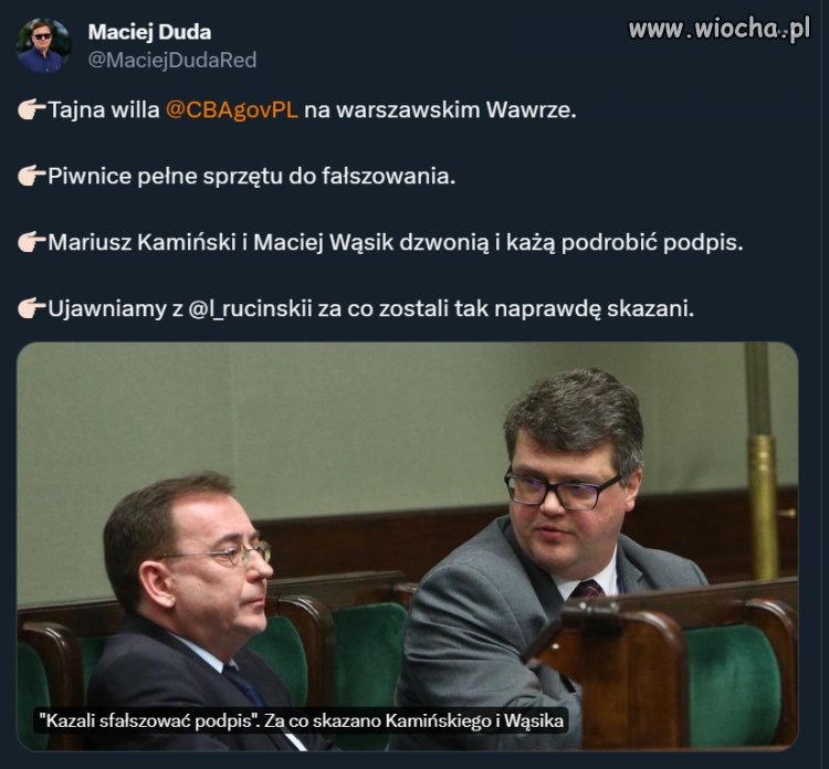 Te krystalicznie czyste osoby, wtedy robili obrzydliwości,