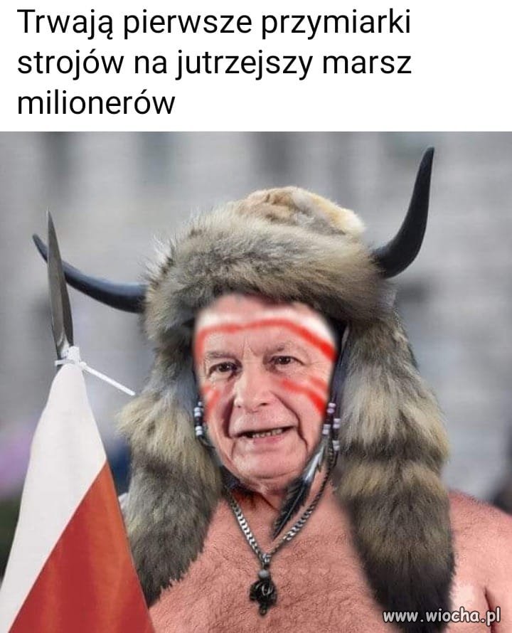 Dla prezesa osobiście kreację przygotował znany ..
