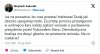 Panika u Dudy. Znana jest jej przyczyna!