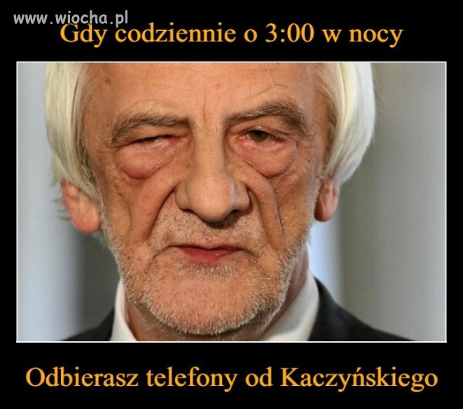 Podłe jest życie pachołka ...