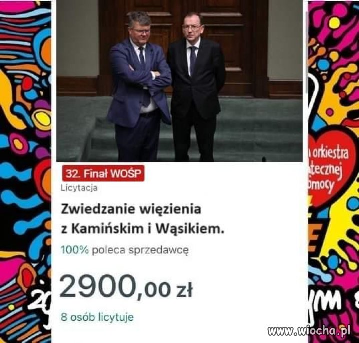 Licytacja na 32 finał WOŚP