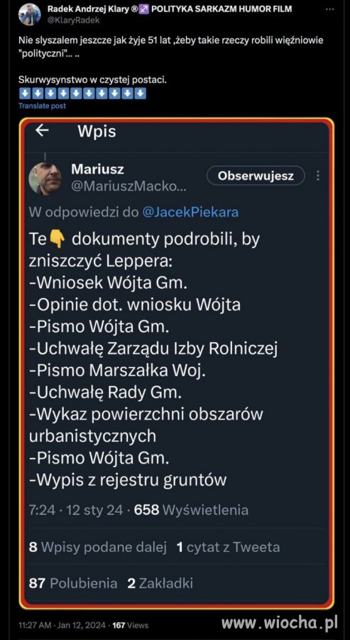 Więźniowie polityczni?