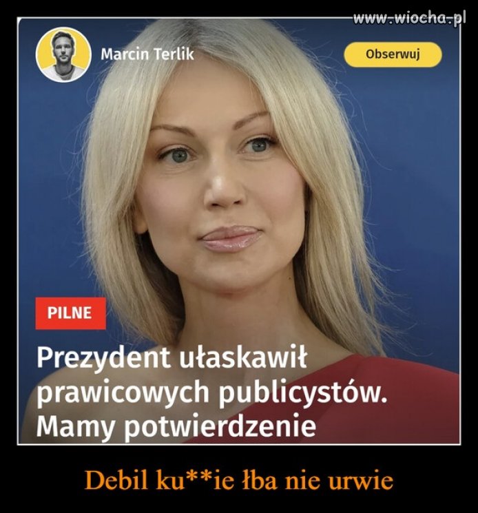 Nowe polskie przysłowie ...