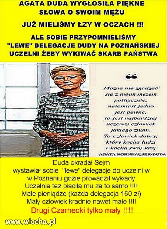 Niemowa Agata przemówiła...