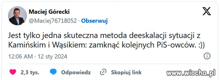 Polacy oczekują twardych rządów prawa.