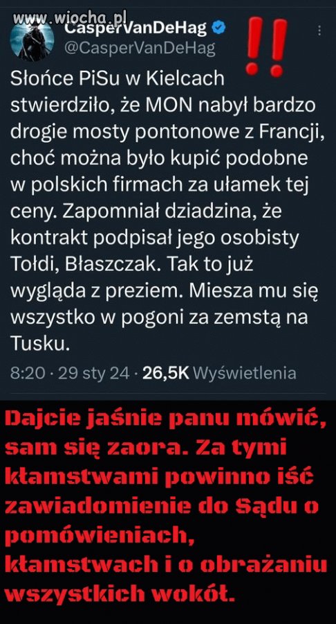 Nadprezes znowu dał popis