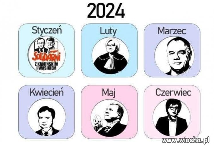 Kalendarz Giertycha na I połowę 2024 roku 