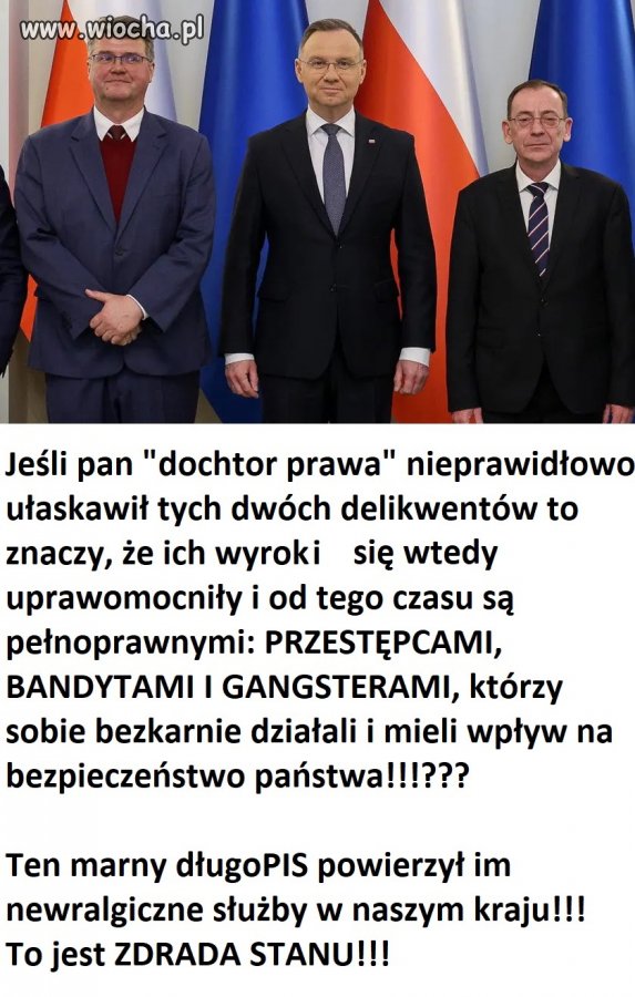 Zdrada stanu!!! Duda pod sąd!!!