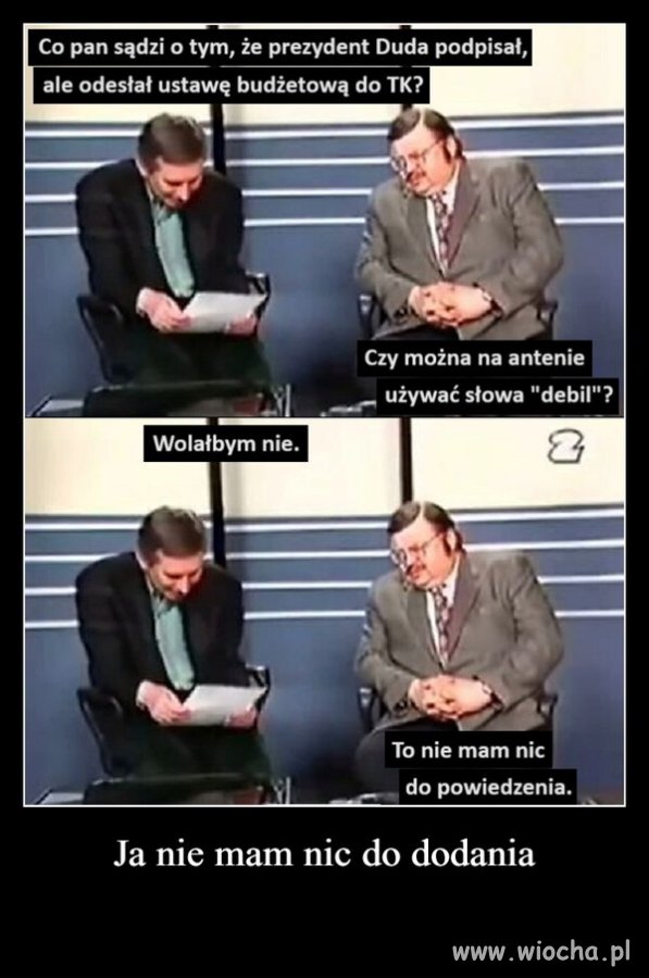 Współczesna loża komentatorów ...