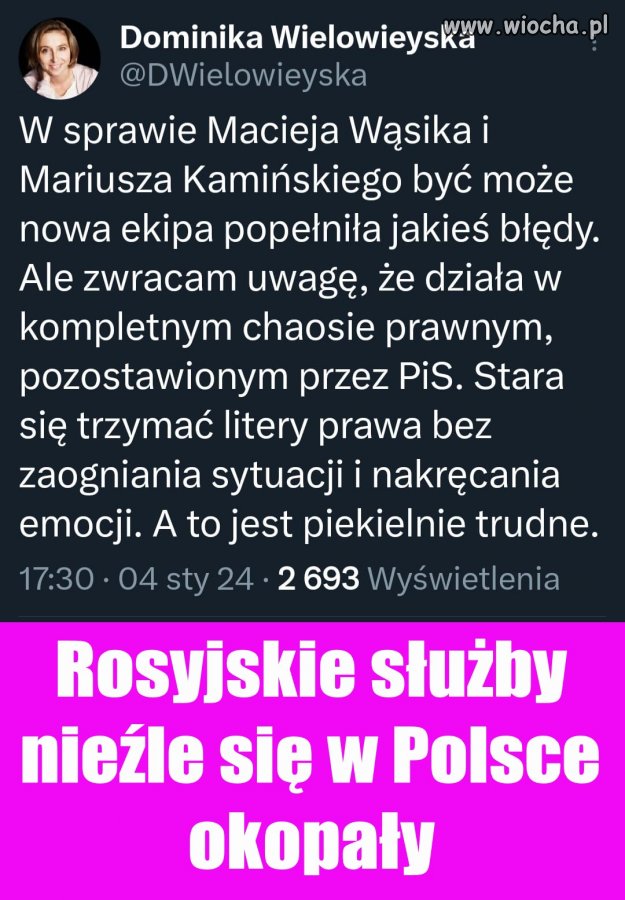 Spokoju i cierpliwości nam trzeba...Ich łajdactwo nie pozostanie bezkarnym...