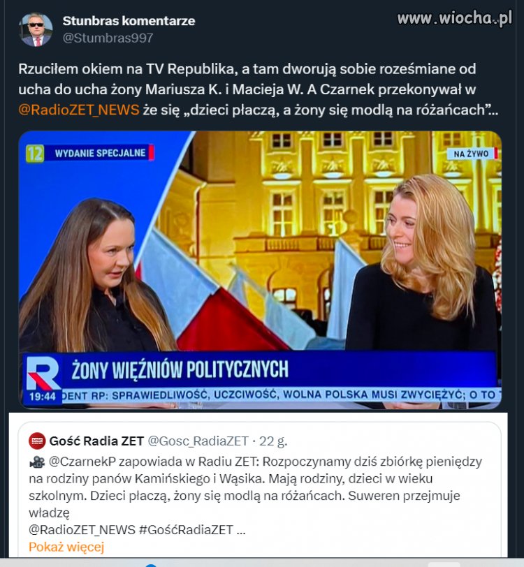Wdowy polityczne uchachane po uszy?