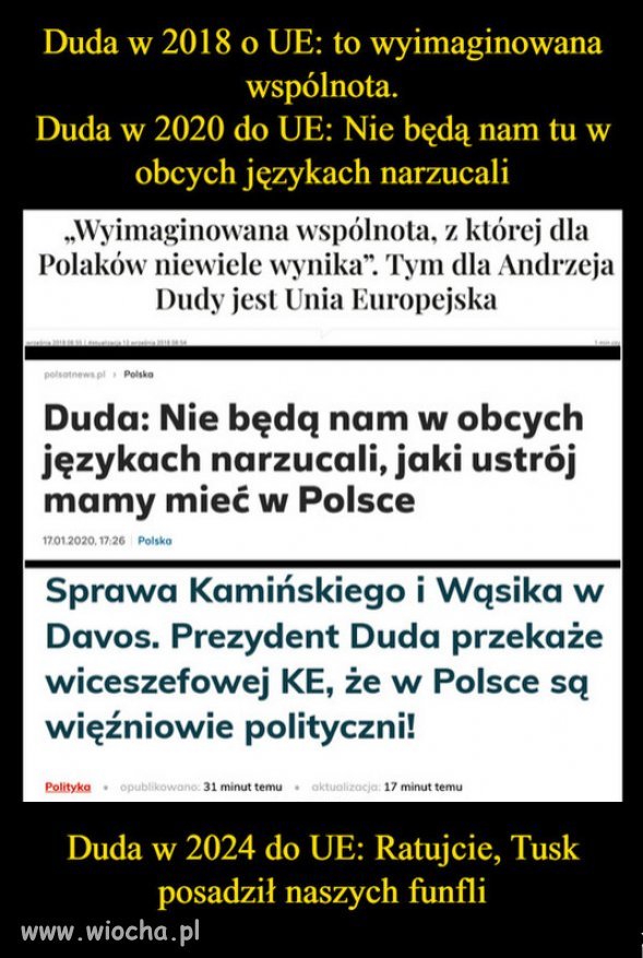 Teraz jak trwoga to do UE...ratowac kryminalistow!