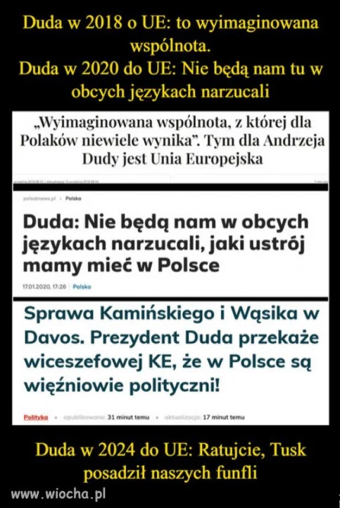Teraz jak trwoga to do UE...ratowac kryminalistow!