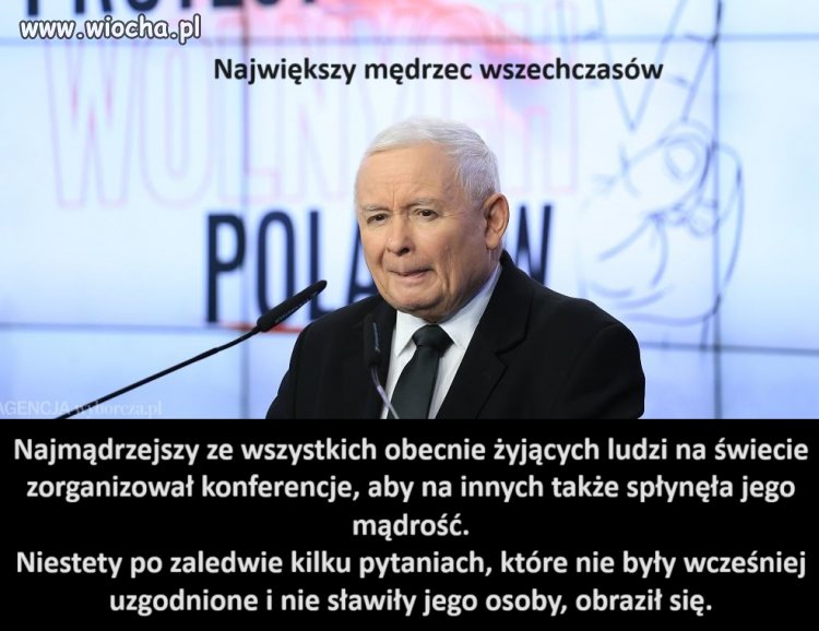 Wielki mędrzec przemówił !!!