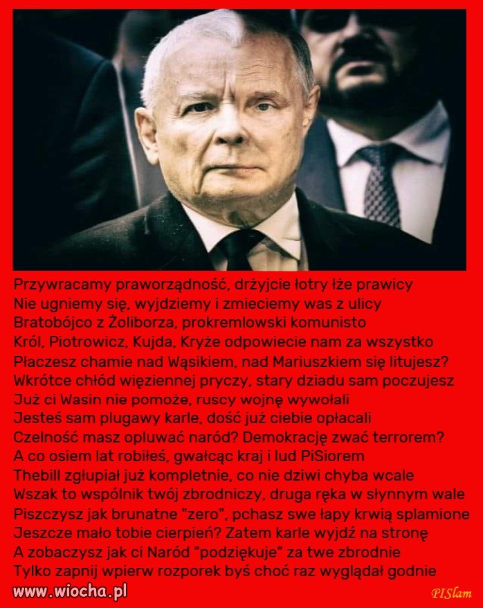 Jesteś sam, plugawy karle