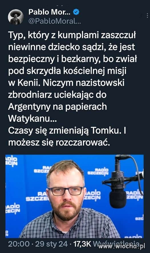 Kościół katolicki wielokrotnie chronił przestępców