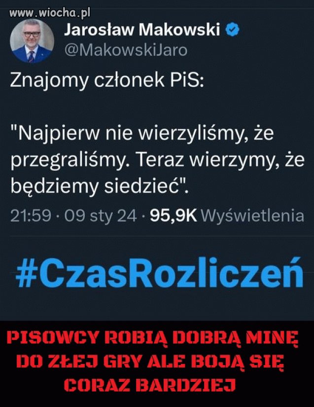 Gacie mają pełne