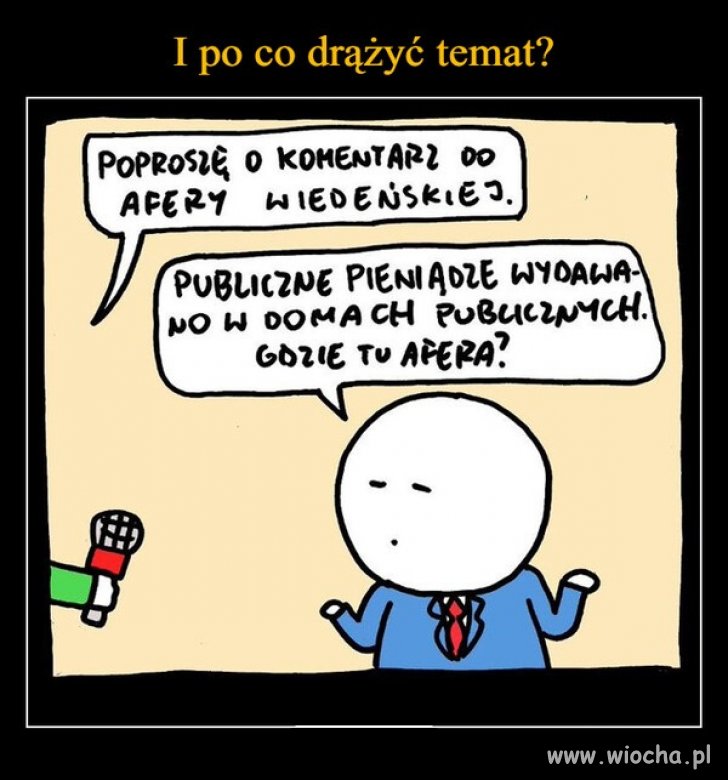 Toż to nawet nie jest aferka ...