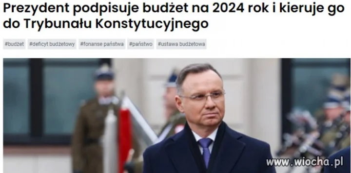 Pseudoprezydent kieruje ustawę do pseudotrybunału