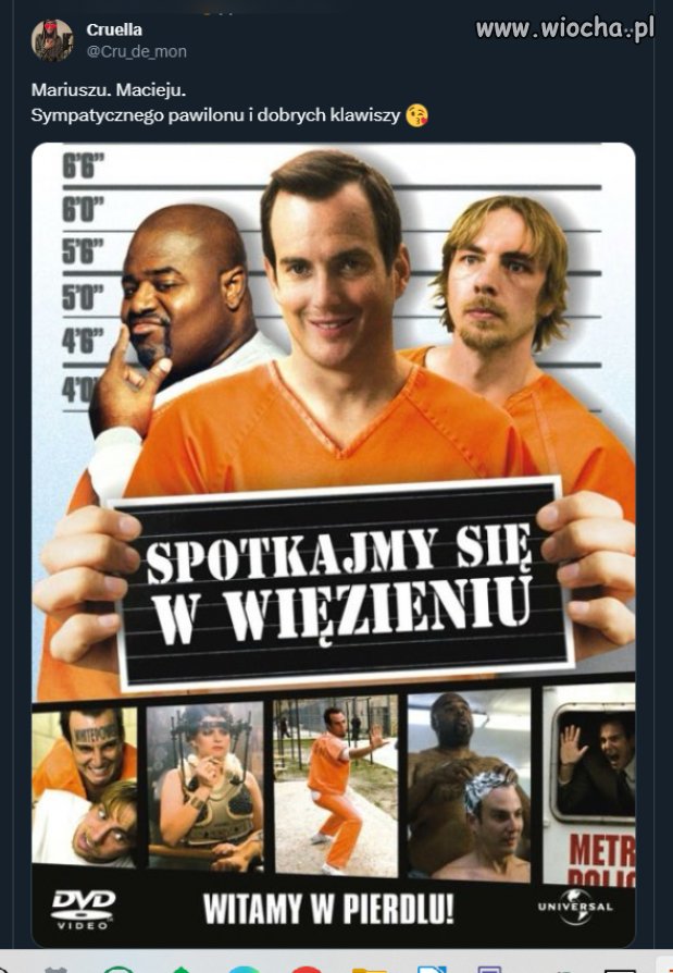 Witamy w pierdlu