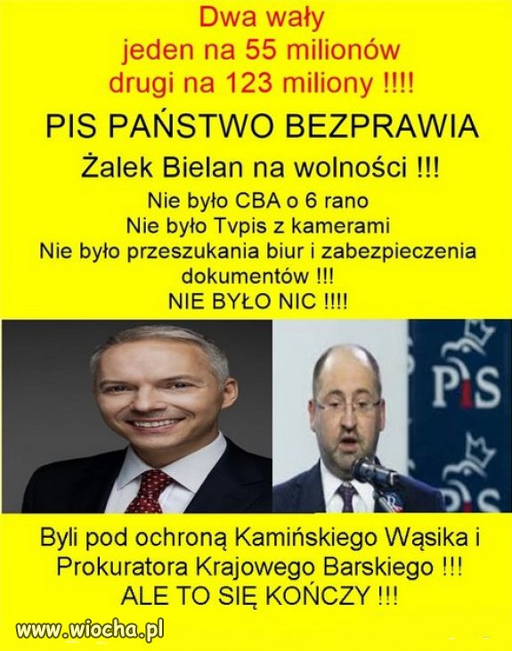 Złodzieje PiSu to nadal "WOLNI POLACY"...