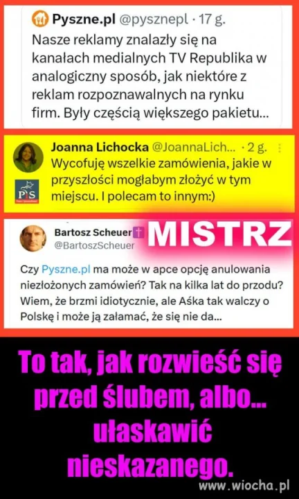 Lichockiej odjechał peron.
