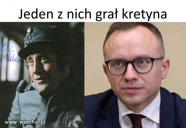 Jeden z nich grał kretyna