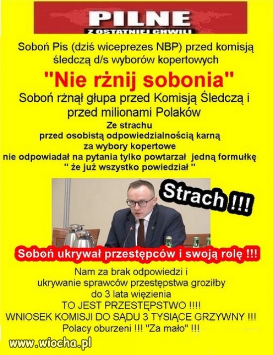 "PiS w pełnej krasie", jedyne co potrafia teraz to "rznac glupa"!