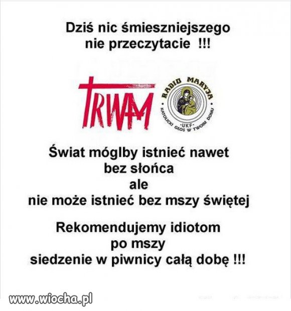 Madrosci oszusta Rydzyka na niedziele...