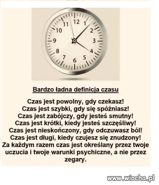 Czas to pojęcie względne